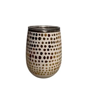 SWIG LIFE Stemless Wine Tumbler Glamazon Gold Pattern Insulated Travel Cup 12 oz
